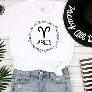 LOW STOCK zodiac aries shirt